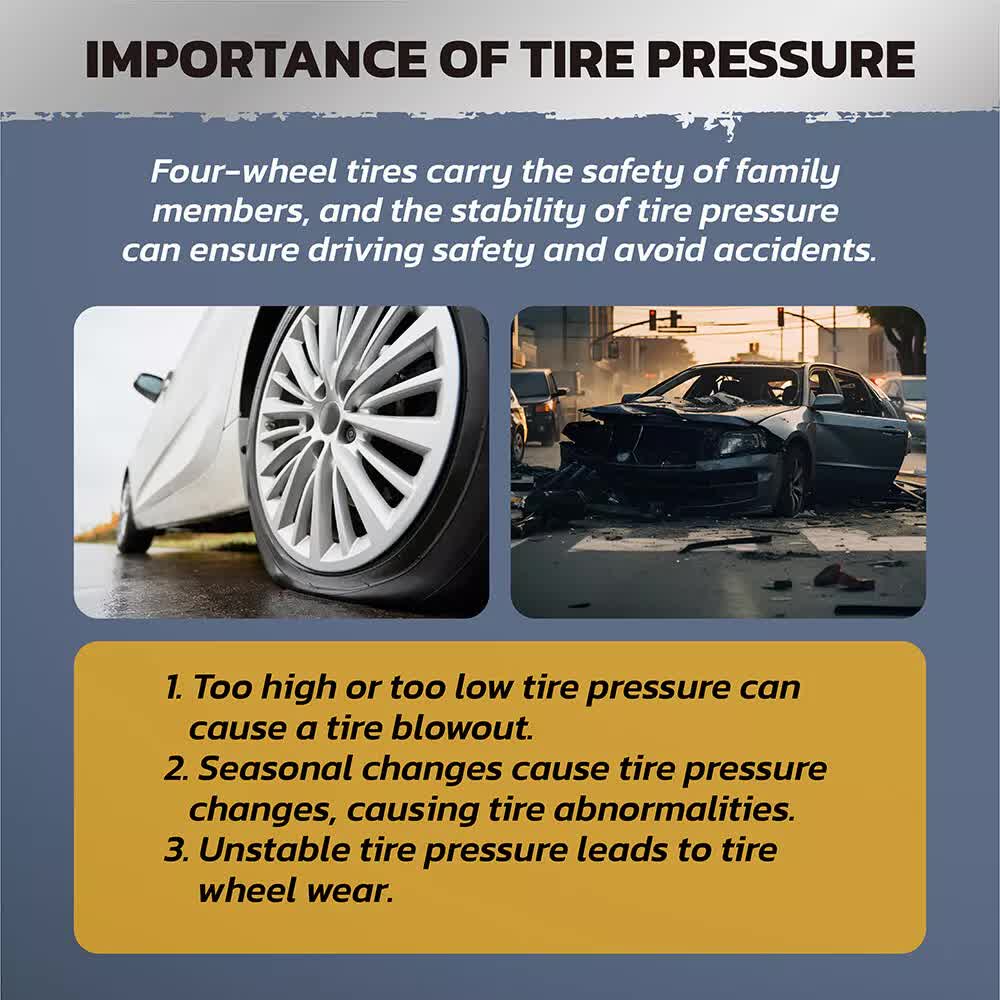 3in1 255PSI Tyre Inflator Car Motorcycle Air tyre Pressure Gauge