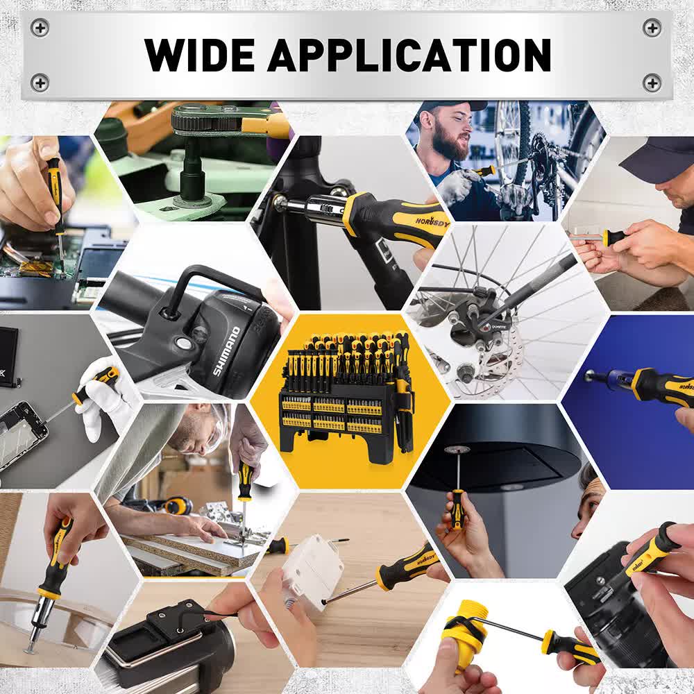 140Packs Magnetic Screwdriver Hex Key Magnetizer Demagnetizer Precision Screwdriver