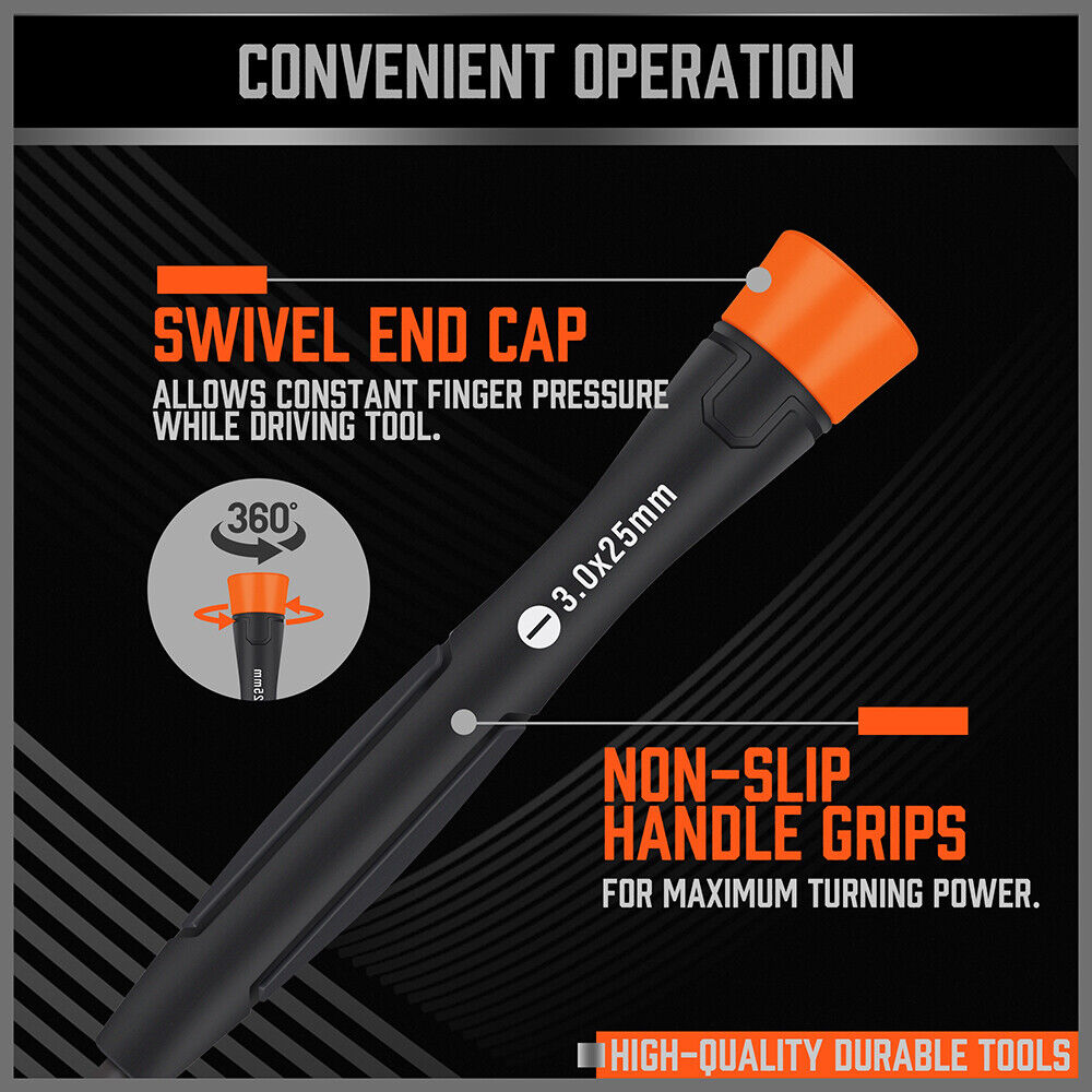 6Pack Precision Screwdriver Phillips Slotted Electronic PC Repair Small Driver