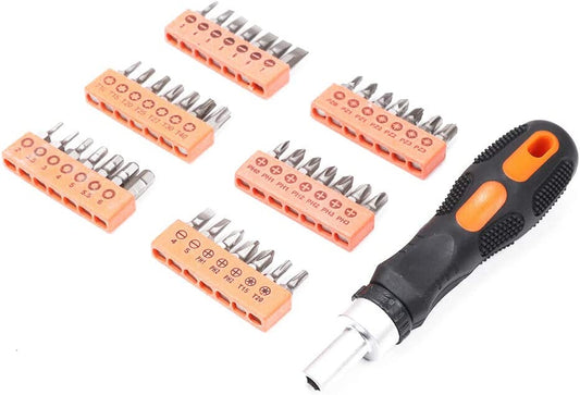58Pack Ratchet Screwdriver Bits Nut Driver Setter Hex Torx Key