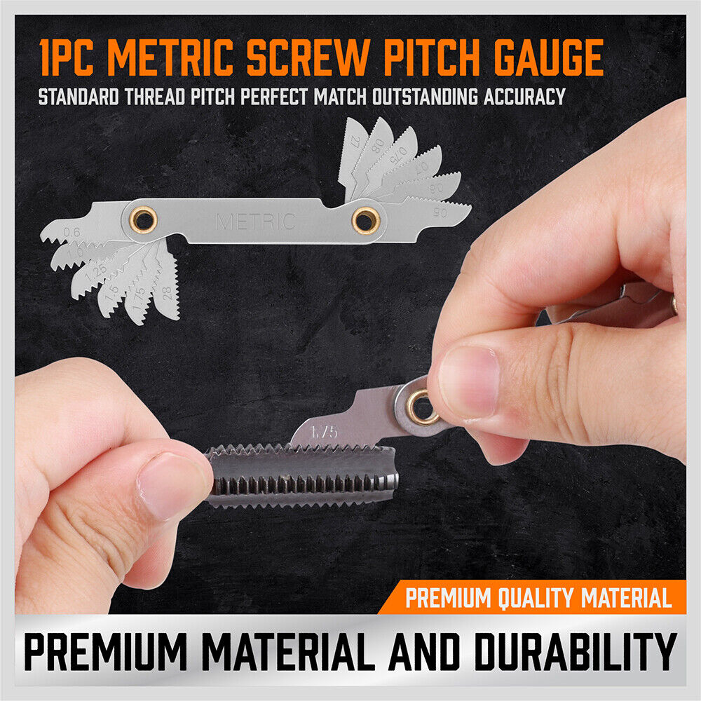40Pack Tap And Die Metric Szie Screw Screwdriver Thread Drill