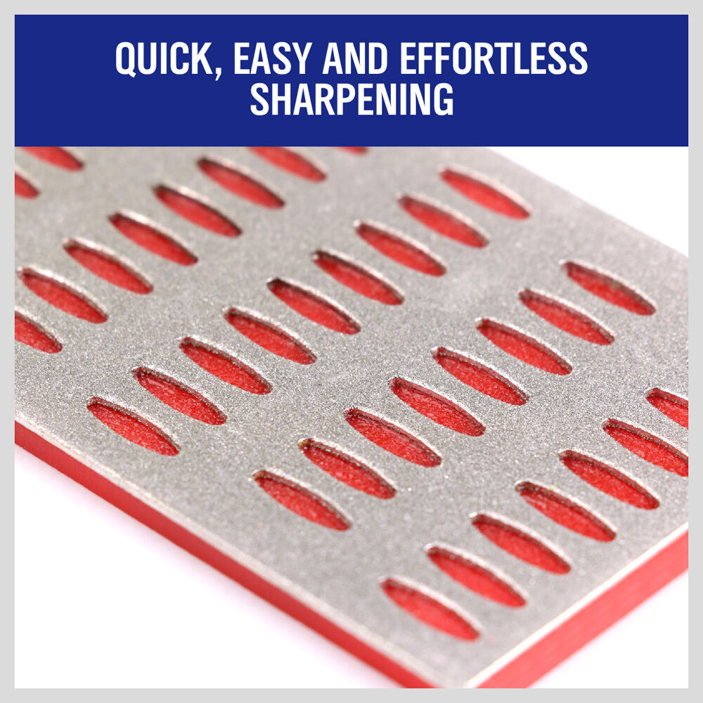 3Pack Diamond Sharpening Stone Whetstone Sharpener Scissors Knife With 3