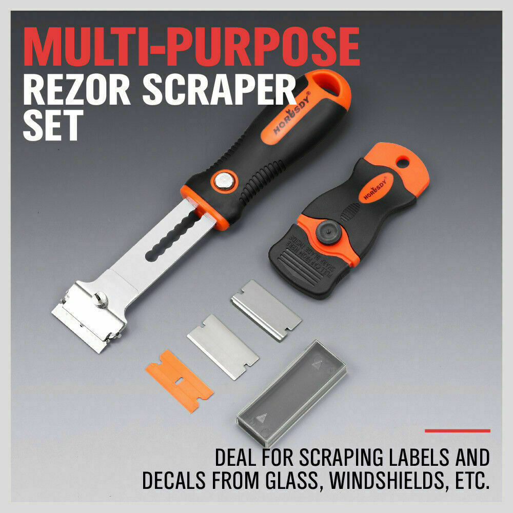 2Pack Putty Knife Multi-Purpose Scraper Spare Blades Paint Seal Remover