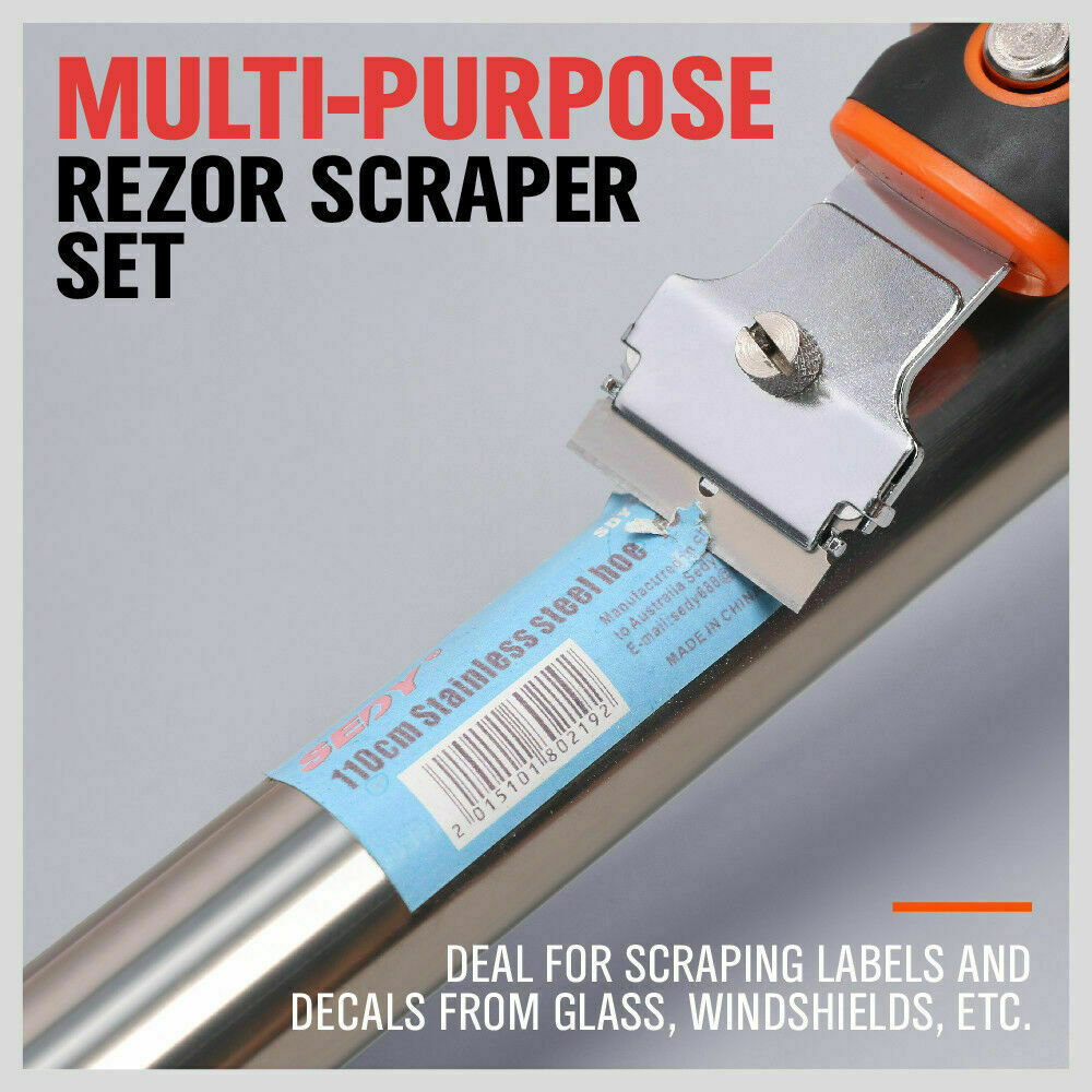 2Pack Putty Knife Multi-Purpose Scraper Spare Blades Paint Seal Remover