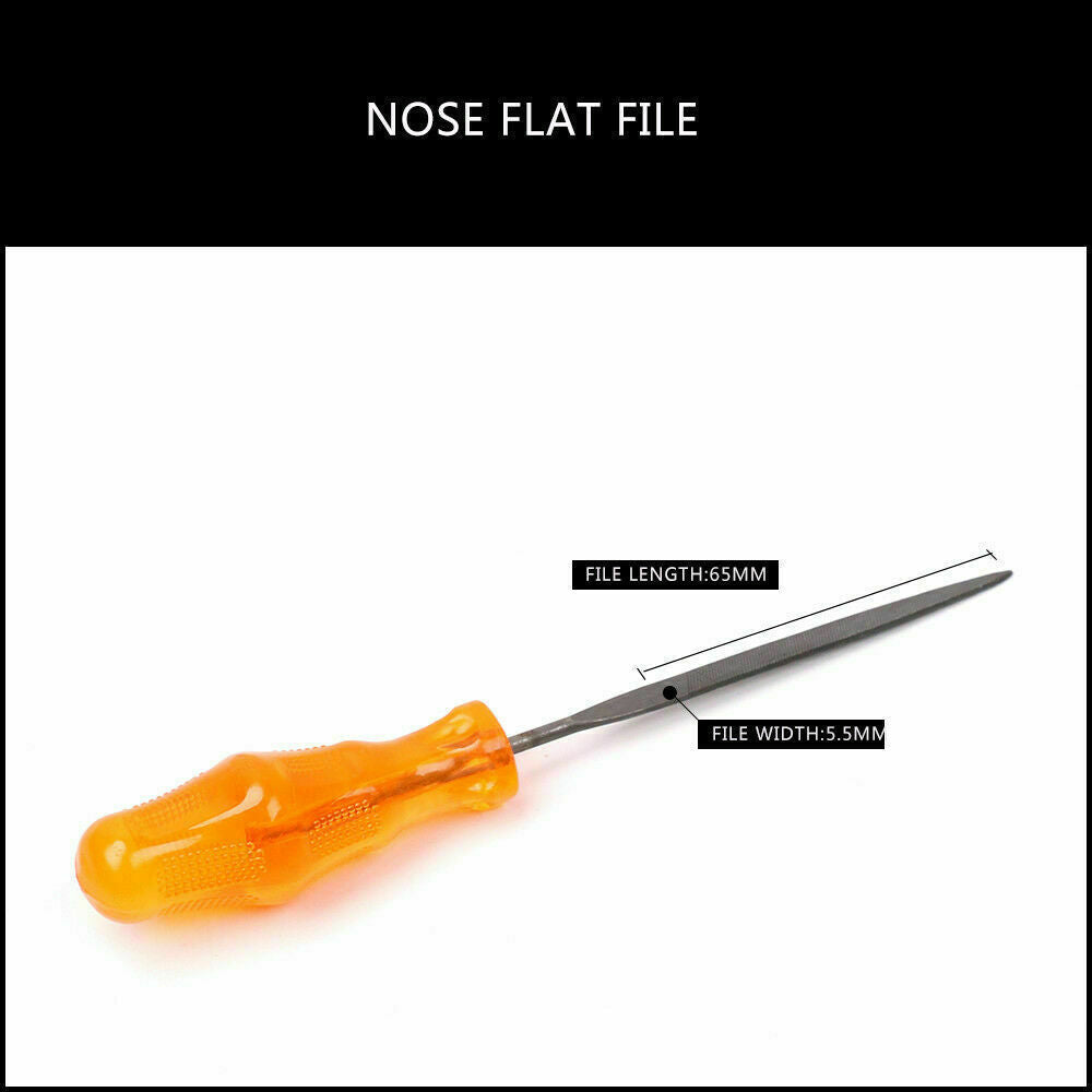 6Pack Mini Needle File Alloy Strength Steel For Wood Working