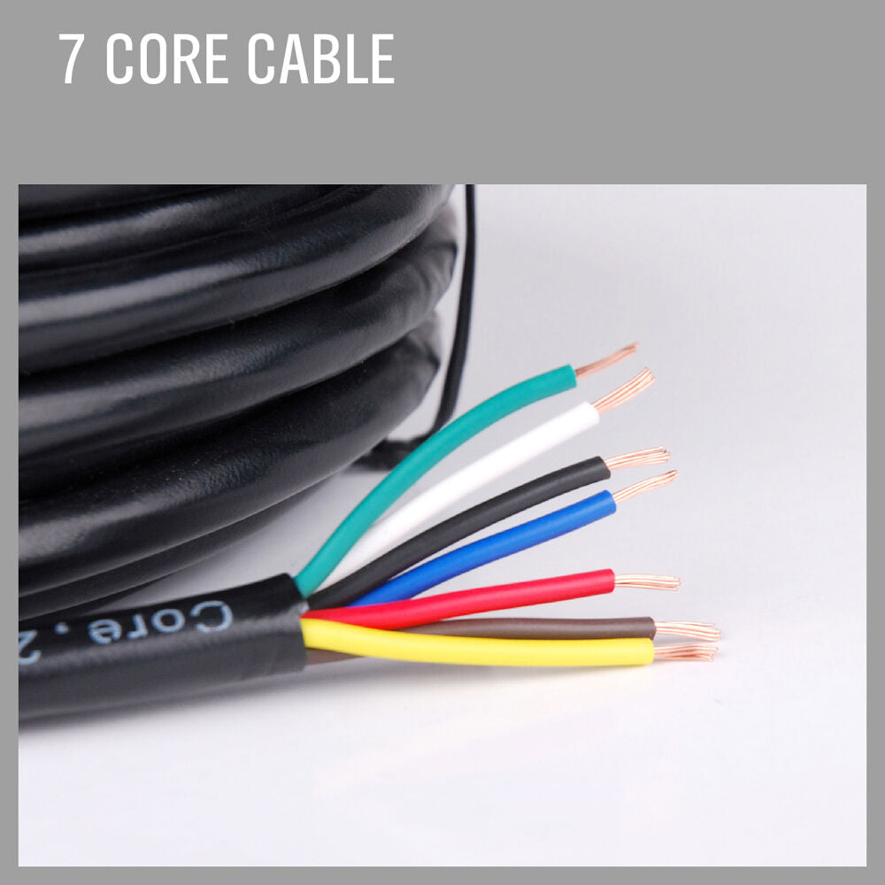 50M 7 Core Wire Cable Trailer Cable Boat Caravan Truck