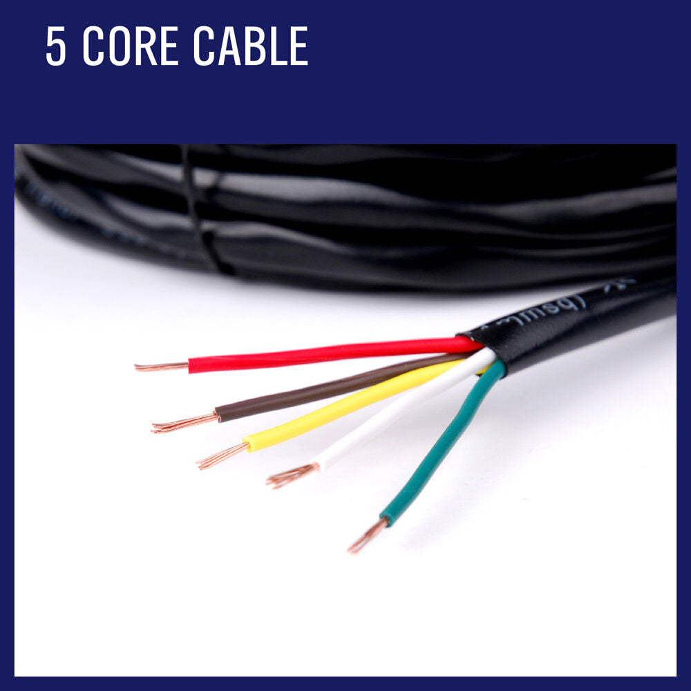 10M 5 Core Wire Cable Trailer Cable Boat Caravan Truck
