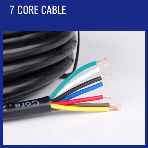 10M 7 Core Wire Cable Trailer Cable Boat Caravan Truck