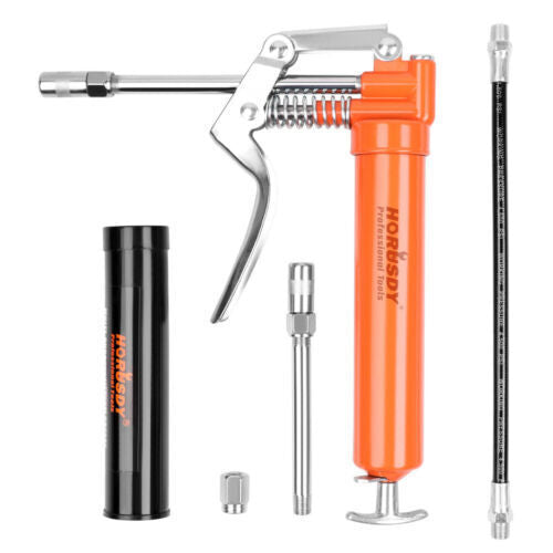 2-WAY Mini Grease Gun Manual Pistol Grip With 3OZ Cartridge