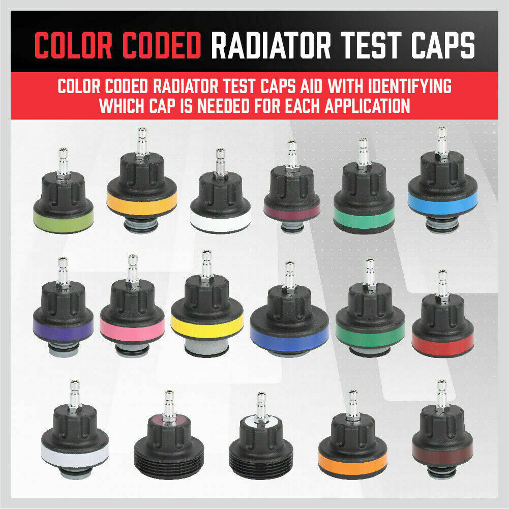 28Pack Radiator Pressure Test Cooling System Leaking Check Refill Vacuum