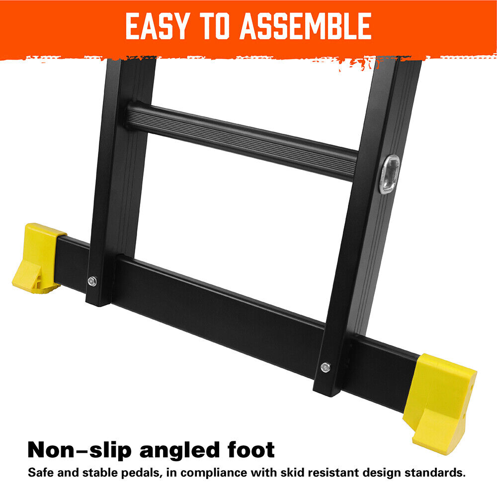 4.7M Multi Purpose Ladder Aluminium Folding Platform Extension Step Non-Slip