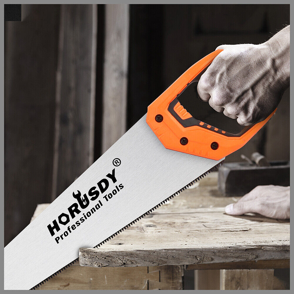 16" Hand Saw Sharp Cut Wood Plastic Cutting Heavy-Duty Crosscut