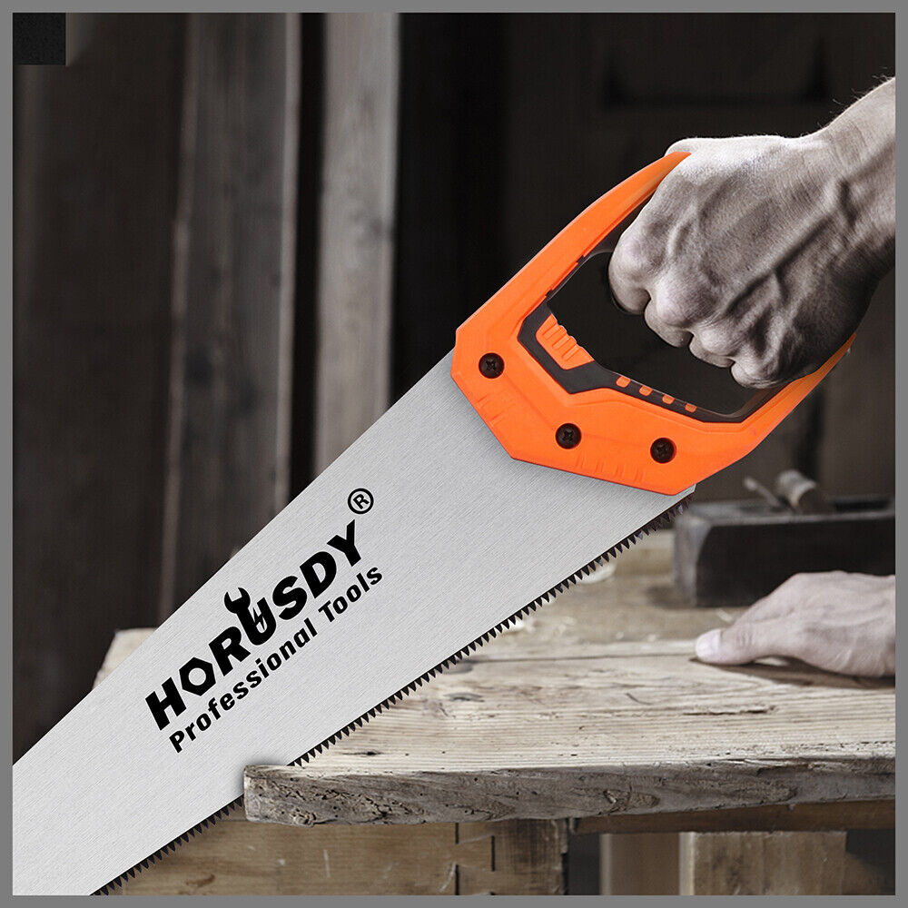 20" Hand Saw Sharp Cut Wood Plastic Cutting Heavy-Duty Crosscut