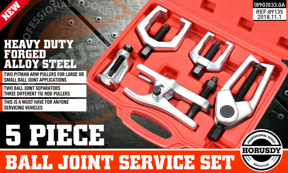 5Pack Front End Service Pitman Arm Tie Rod Bearing Puller