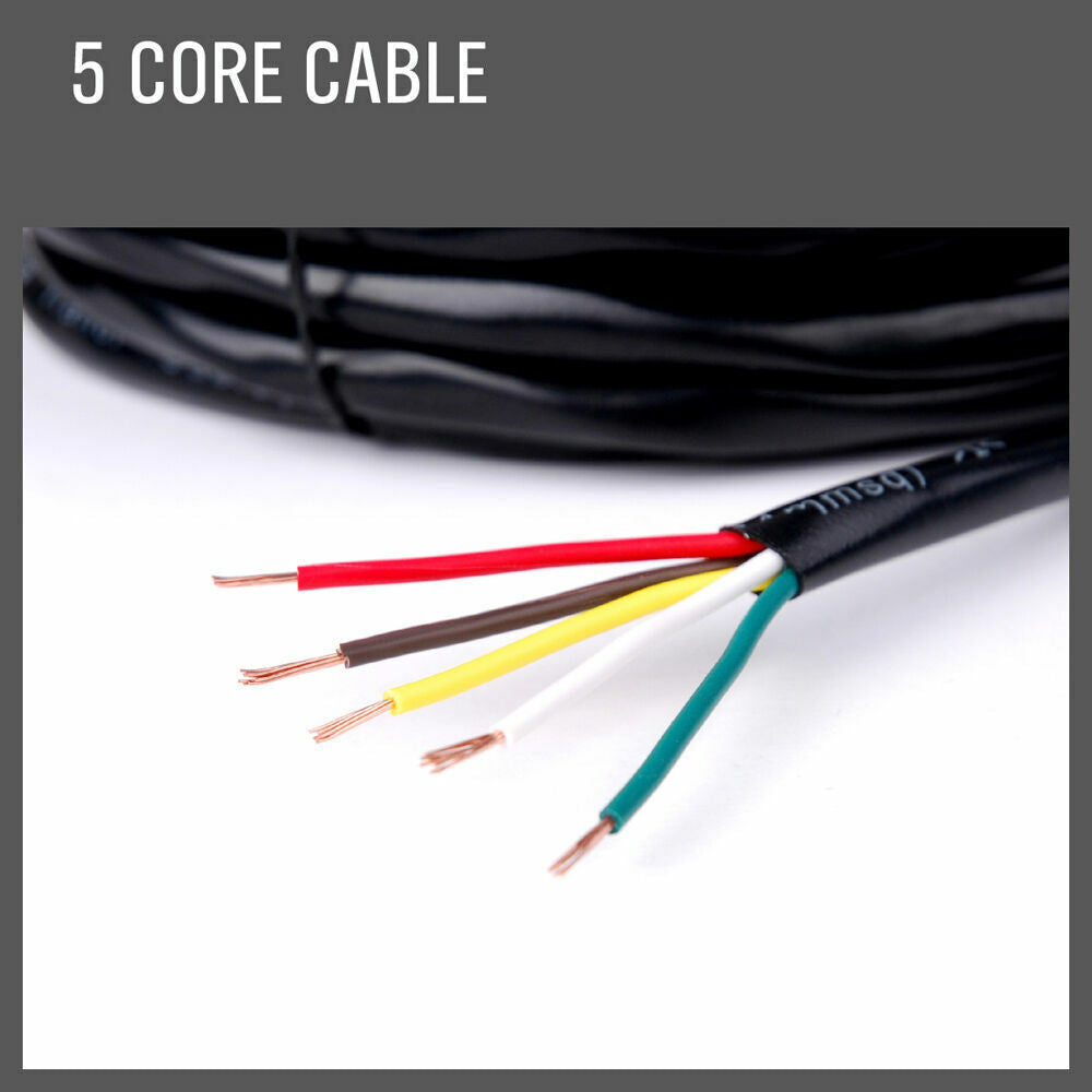 30M 5 Core Wire Cable Trailer Cable Boat Caravan Truck