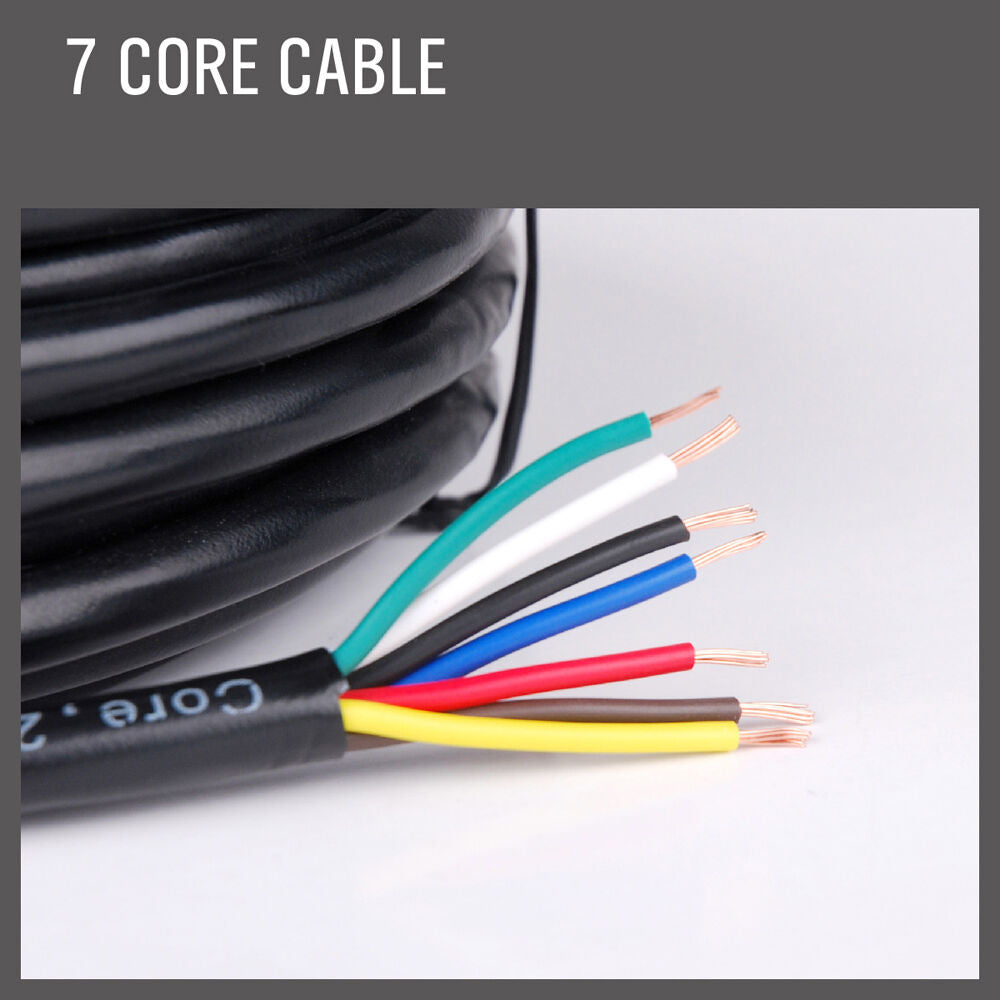 30M 7 Core Wire Cable Trailer Cable Boat Caravan Truck