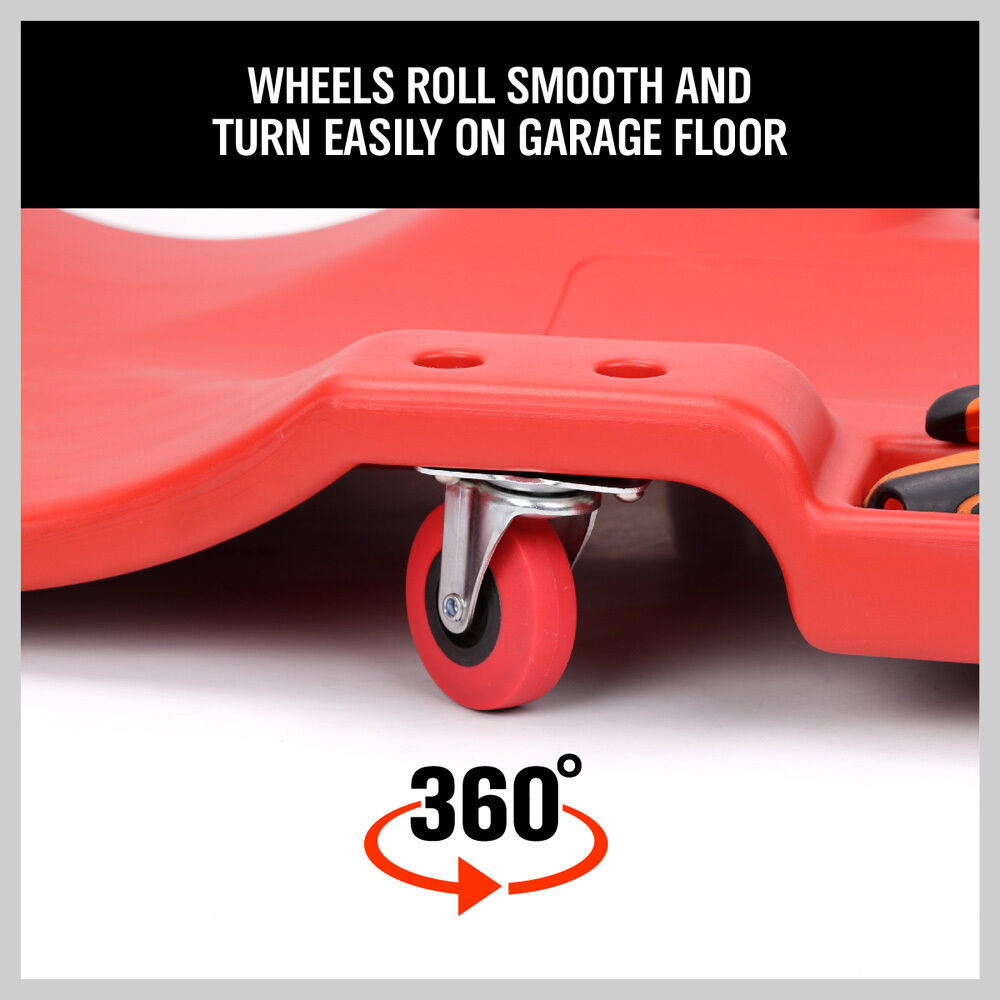 40" Garage Creeper Mechanic Trolley Laying Workshop Auto Repair Swivel