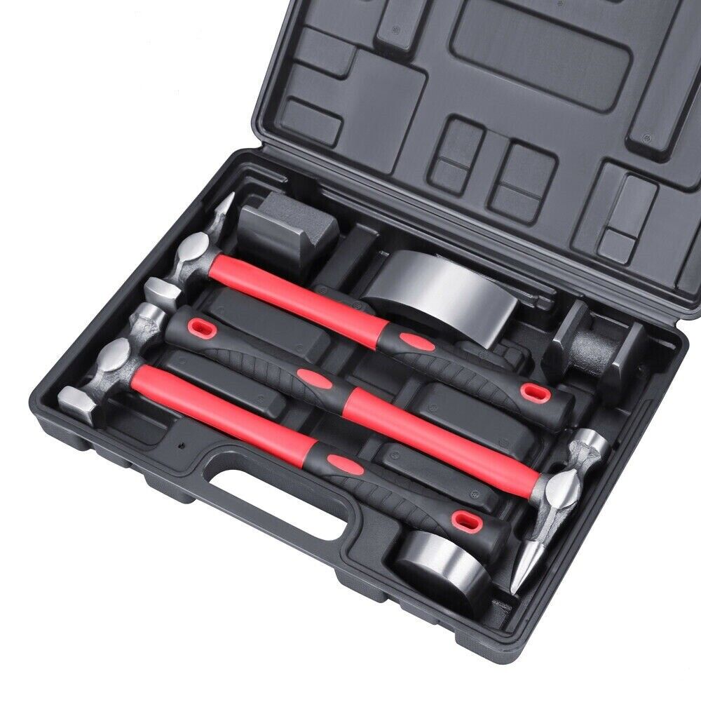 7Pack Car Body Repair Hammer & Dolly Auto Panel Beating