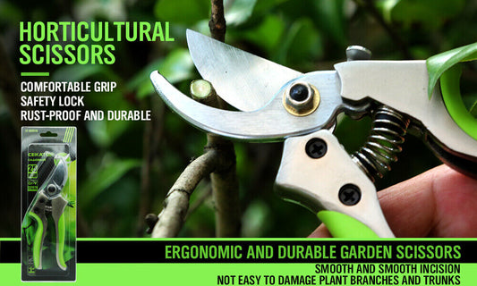 Bypass Pruning Shears Cutter Home Gardening Plant Scissor Branch Tool