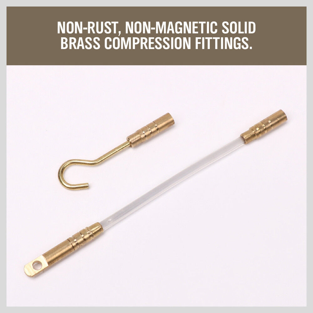 3.3m ⏀ 4mm Fibreglass Electricians Push Pull Rods Cable Cavity