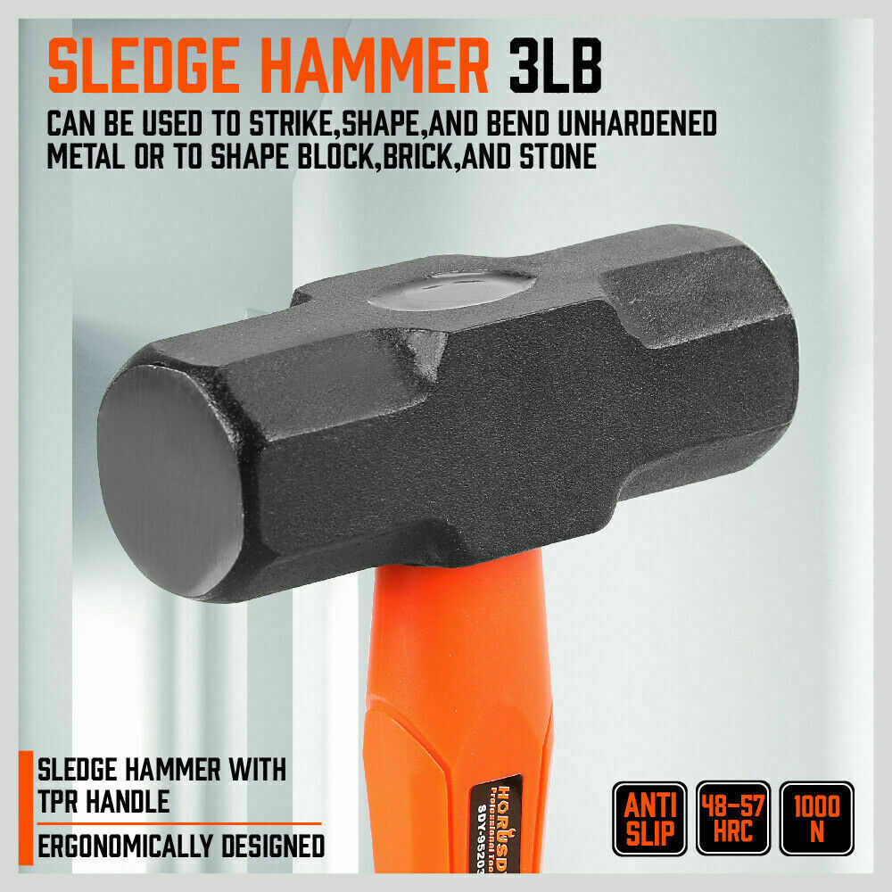 5Pack Hammer Rubber / Ball Pein / Sledge / Cross