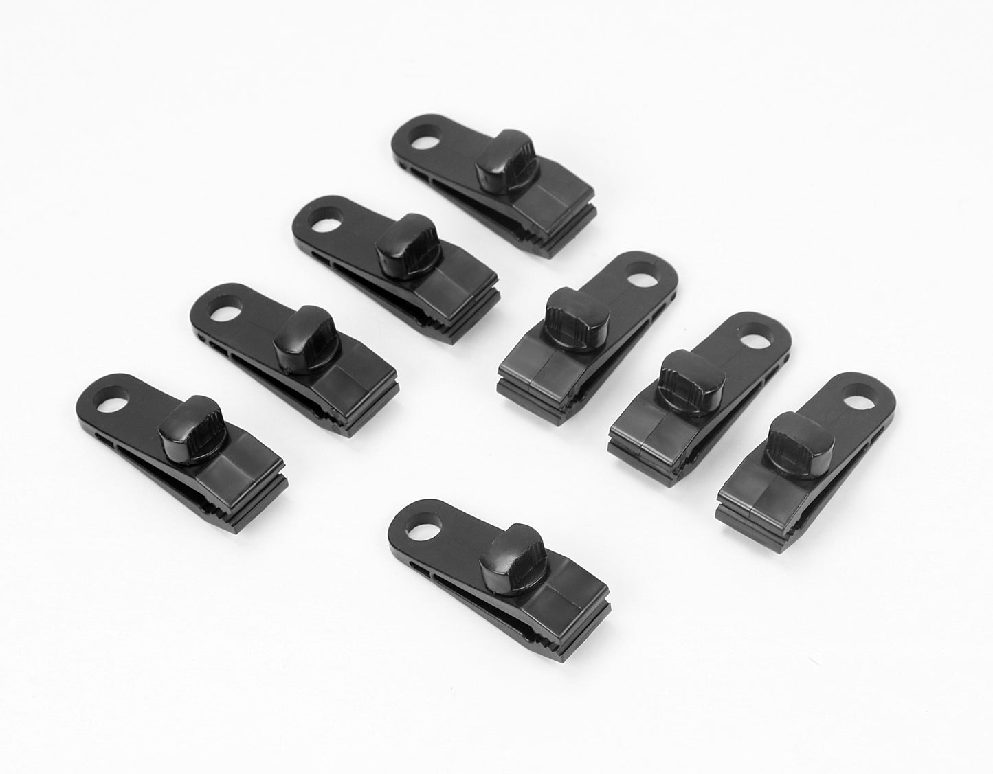 8Pack Awning Tarp Clamp Clips Hangers Survival Tent Emergency Grommet
