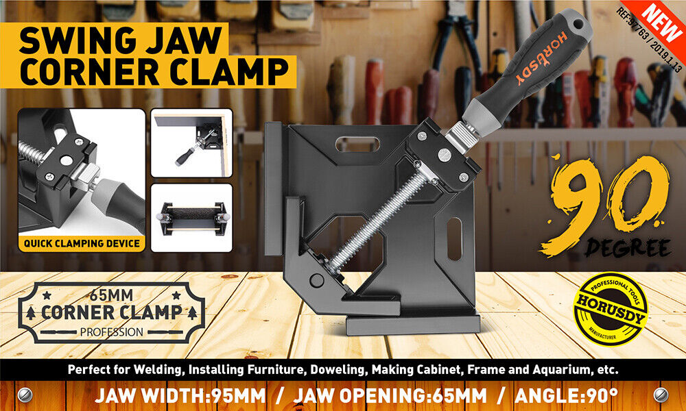 1 90° Quick Right Angle Clamps Corner Clamps Vise Wood-working