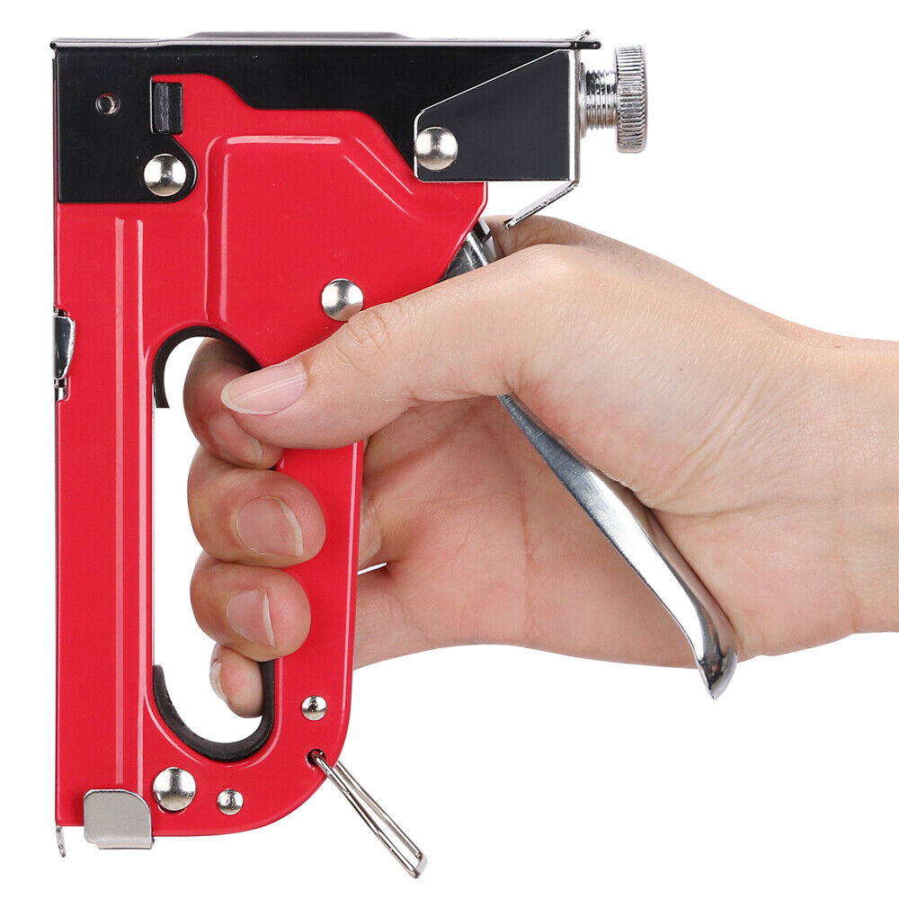 Heavy-Duty Staple Gun 2in1 Stapler + 1500Pack Staples Tacker Hand