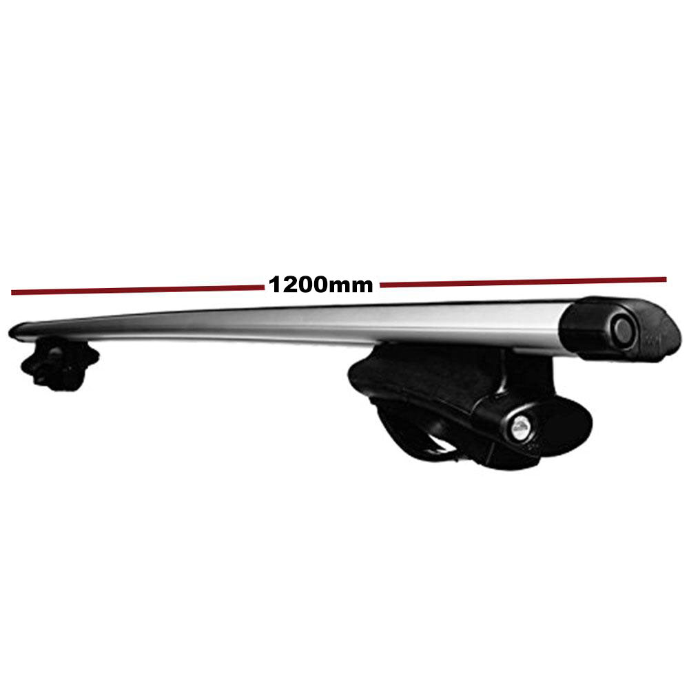 120CM Universal Adjustable Aluminum Alloy Car Roof Rack Cross Bars