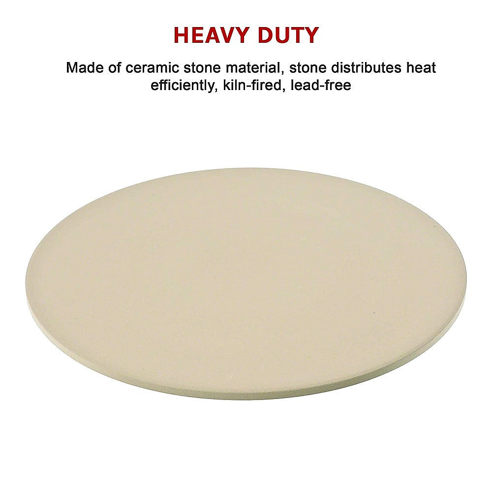 38cm XL Pizza Stone – BBQ/Oven Compatible