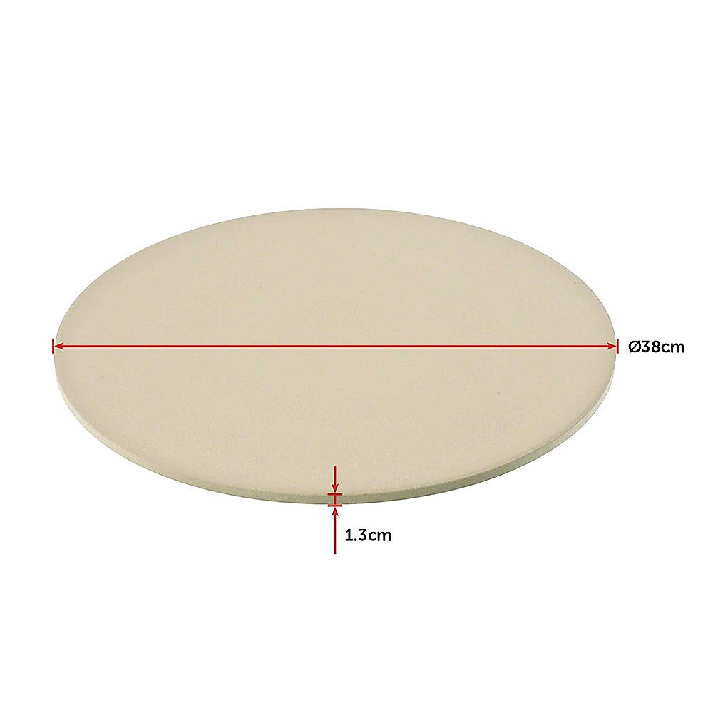 38cm XL Pizza Stone – BBQ/Oven Compatible