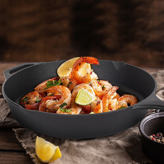 30cm Cast Iron Steak Skillet Frying Pan