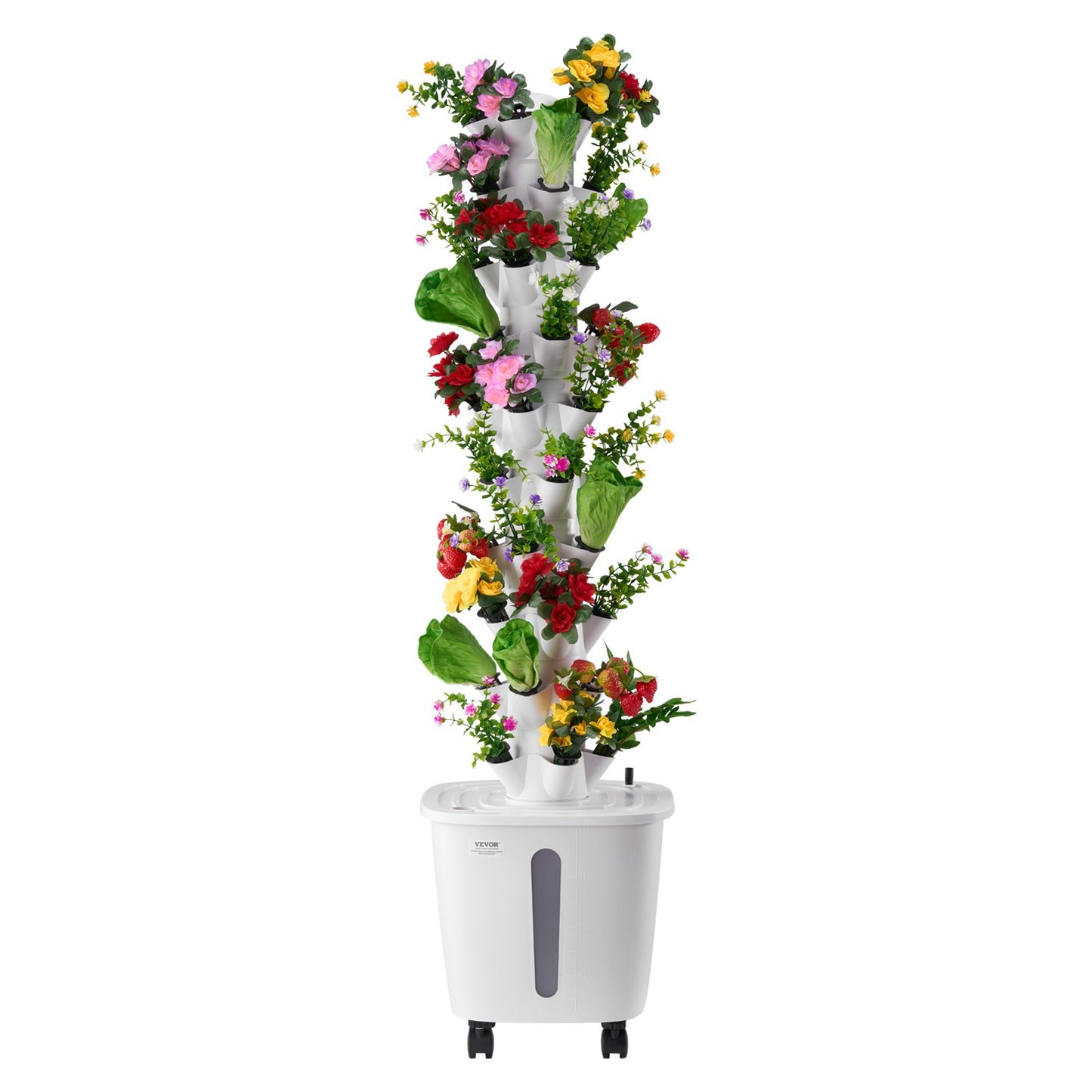 Vertical Hydroponic Indoor Growing System - 10 Tiers with 50 Grow Pods