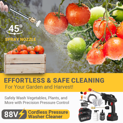 88V Cordless Electric High Pressure Washer