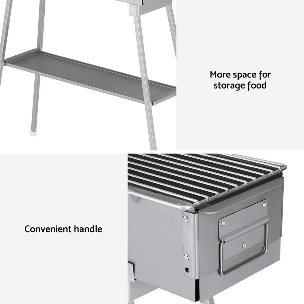 Grillz Charcoal BBQ Smoker – Portable