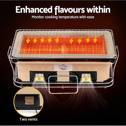 Grillz Tabletop Charcoal BBQ Smoker