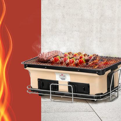 Grillz Tabletop Charcoal BBQ Smoker