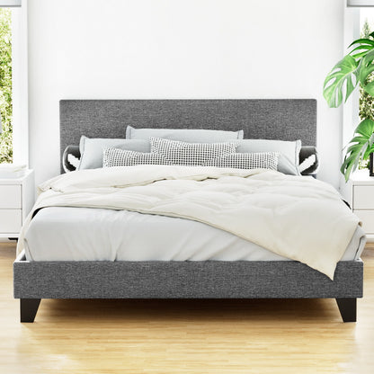 Artiss Bed Frame Double Size Grey NEO