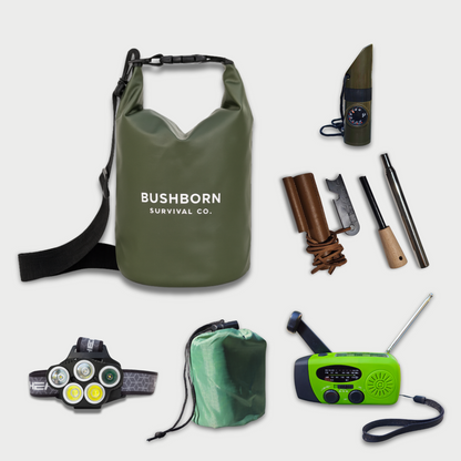 Bushborn Survival Kit - Tactical Green