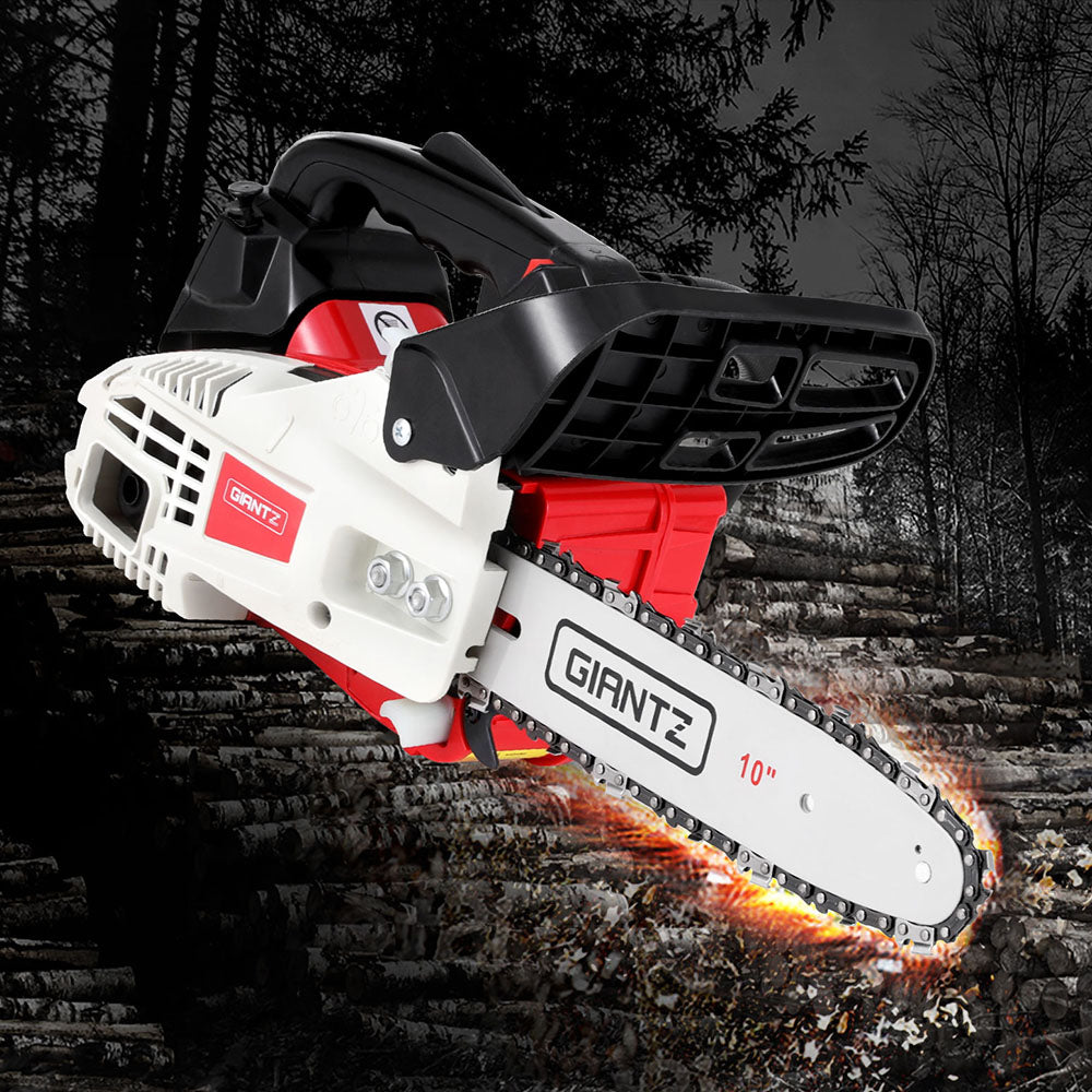 Giantz 25cc Petrol Chainsaw 10" Bar E-Start Tree Pruning Chain