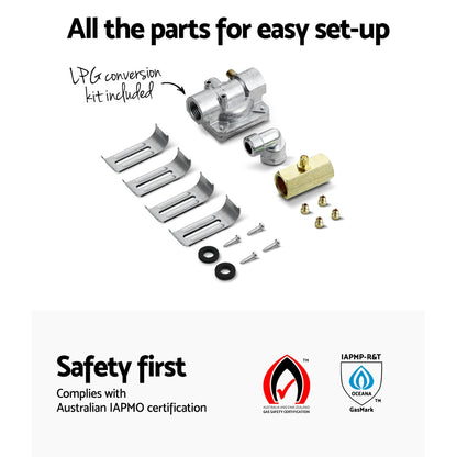 Gas Cooktop 60cm 4 Burner Silvir