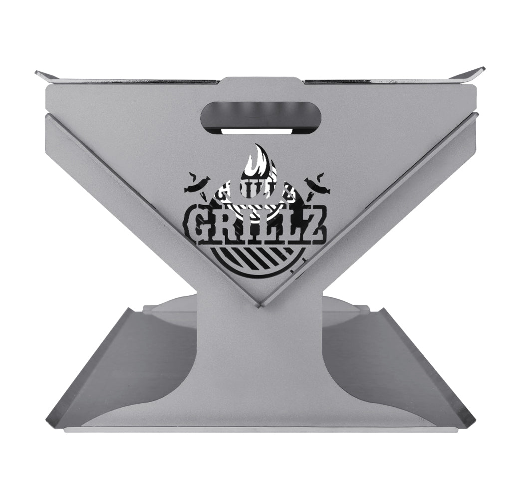 Grillz Steel Fire Pit BBQ Grill