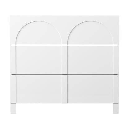 Artiss 3 Chest of Drawers Lowboy Dresser Cabinet White