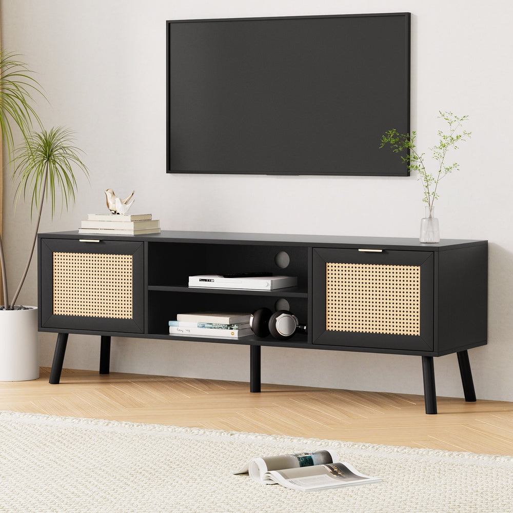 Artiss TV Unit 150cm Storage Cabinet Black