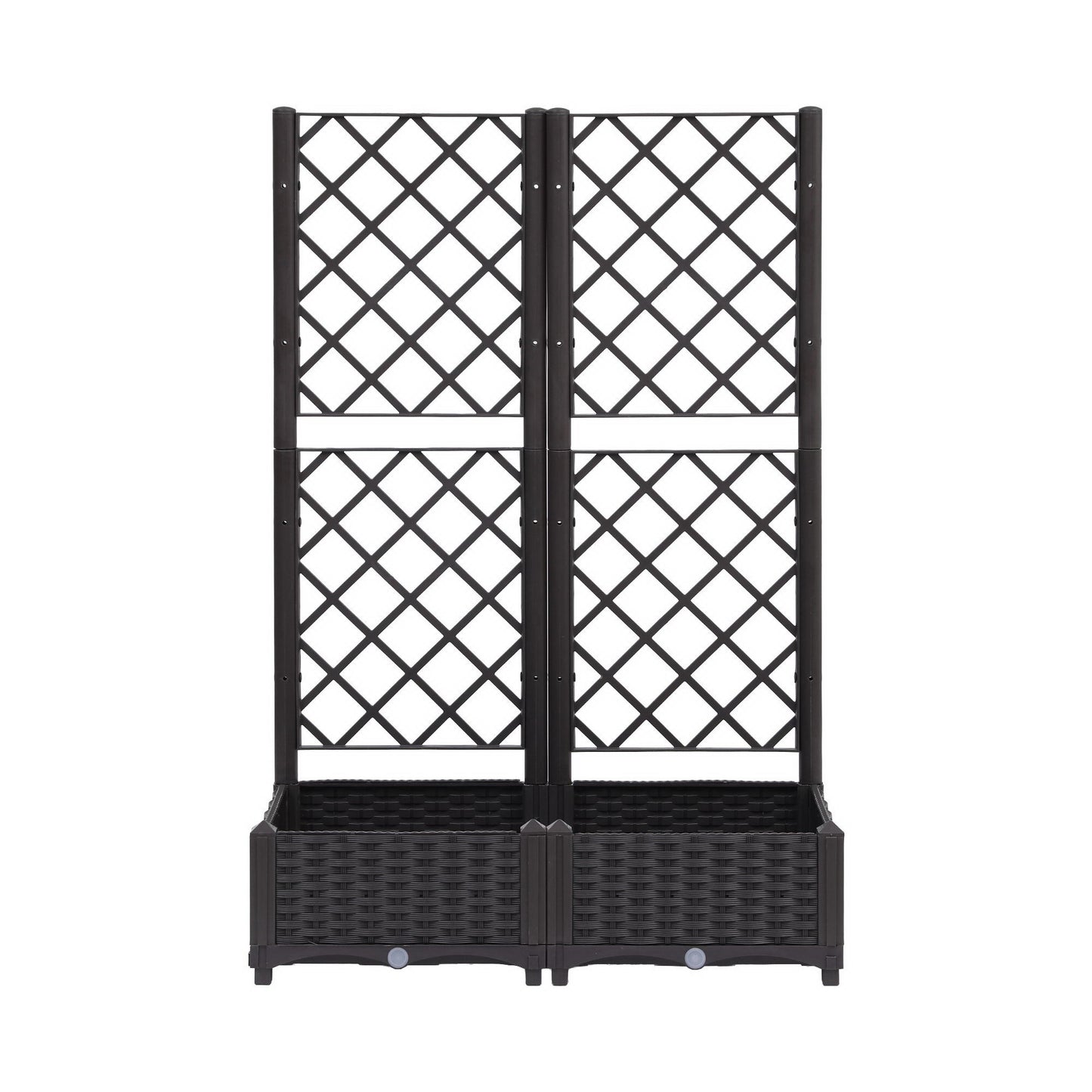 Green Fingers Raised Garden Bed Vertical Planter Self Watering Large Elevated Veggie Box 80x40x122cm
