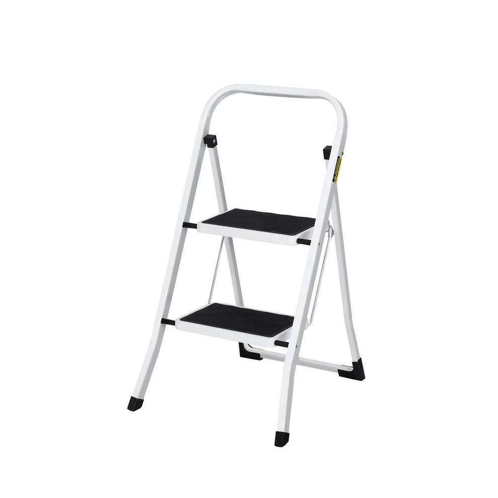 Giantz 2 Step Ladder Multi-Purpose Folding Steel Light Weight Platform ...