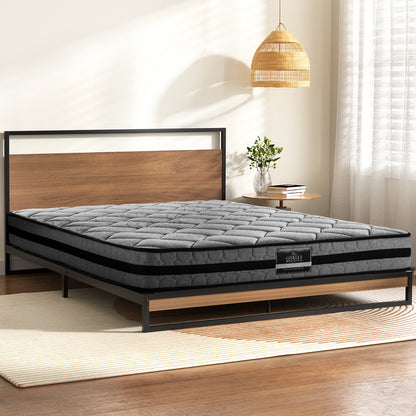 Artiss  Metal Bed Frame Double Size Beds Platform with Mattress