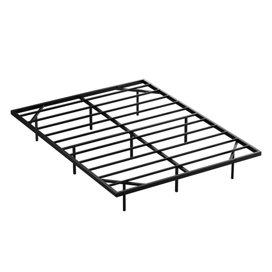 Artiss Floating Metal Bed Frame with Smart LED Lights - Double