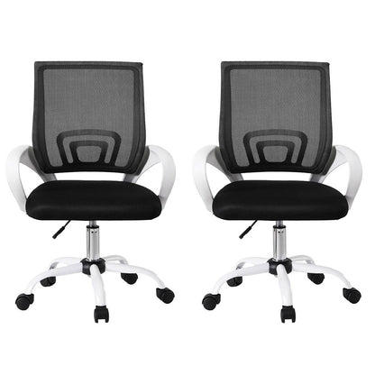 Artiss 2x Office Chair Mesh Computer Gaming Desk Chairs Work Study Mid Back