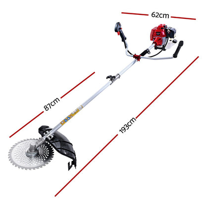 Giantz Pole Chainsaw 5in1 Petrol Circular Saw Hedge Trimmer Cutter Whipper Snipper